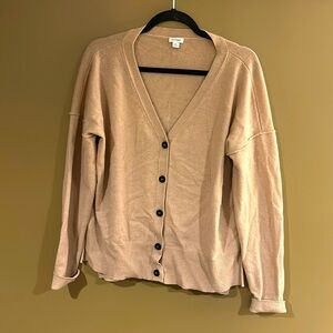 Cuyana Women’s Off White Wool/Cashmere Blend Cardigan Sweater